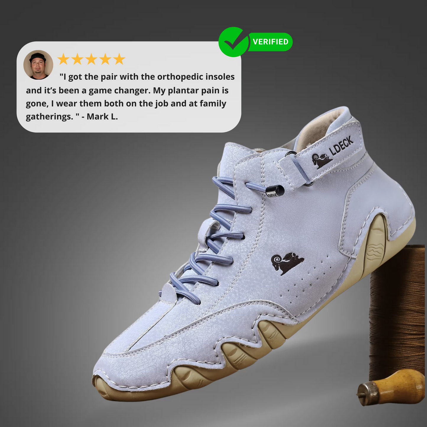 Vogldeck – Waterproof & Breathable Leather Orthopedic Shoes